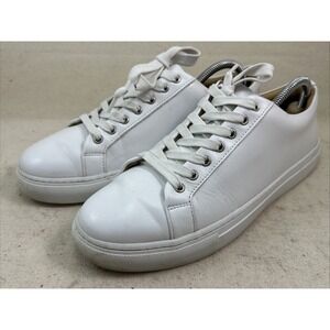 Thursday Everyday Premier Leather Lace Up White Mens Sneakers Shoes 8.5